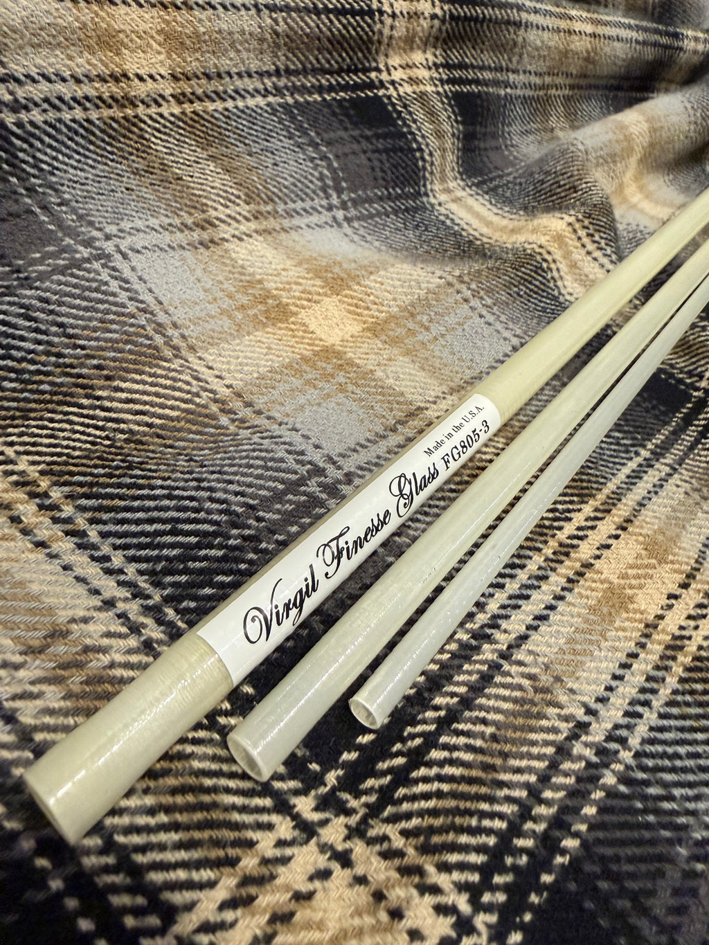 Virgil Finesse Glass Fly Rod Blank – Handcrafted Unidirectional Glass Performance Series