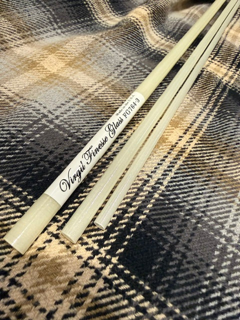 Virgil Finesse Glass Fly Rod Blank – Handcrafted Unidirectional Glass Performance Series