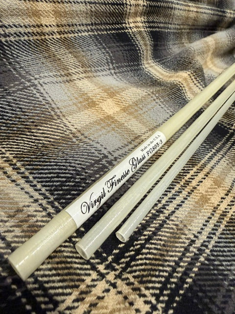 Virgil Finesse Glass Fly Rod Blank – Handcrafted Unidirectional Glass Performance Series