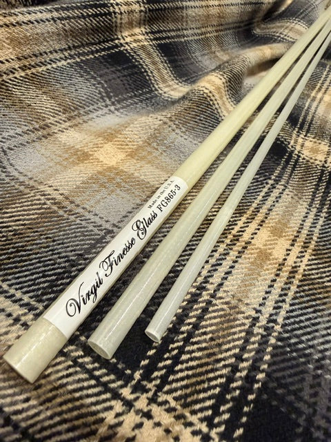 Virgil Finesse Glass Fly Rod Blank – Handcrafted Unidirectional Glass Performance Series