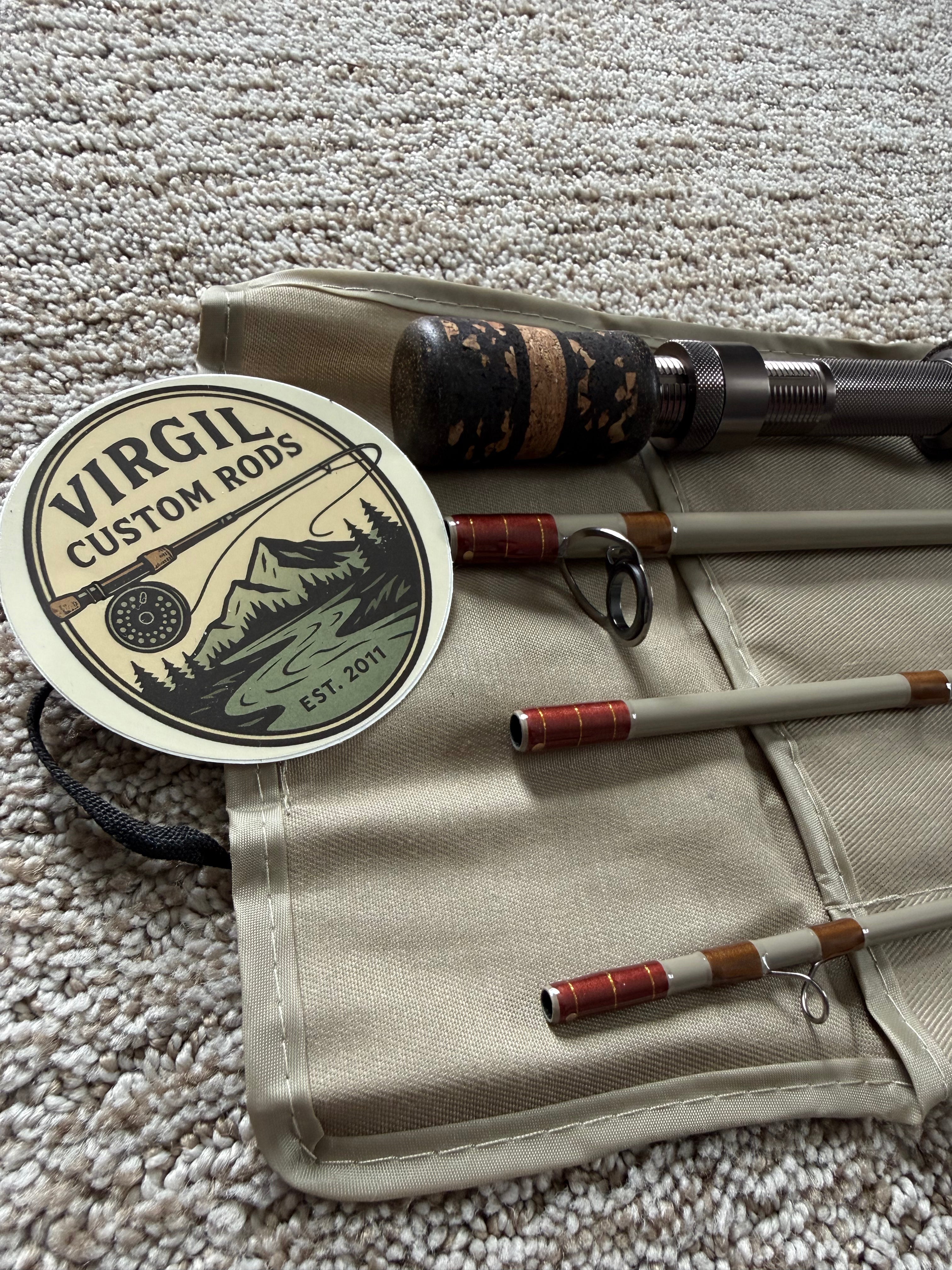10' 8wt Custom Fly Rod — Ridgeline 40T Performance Blank