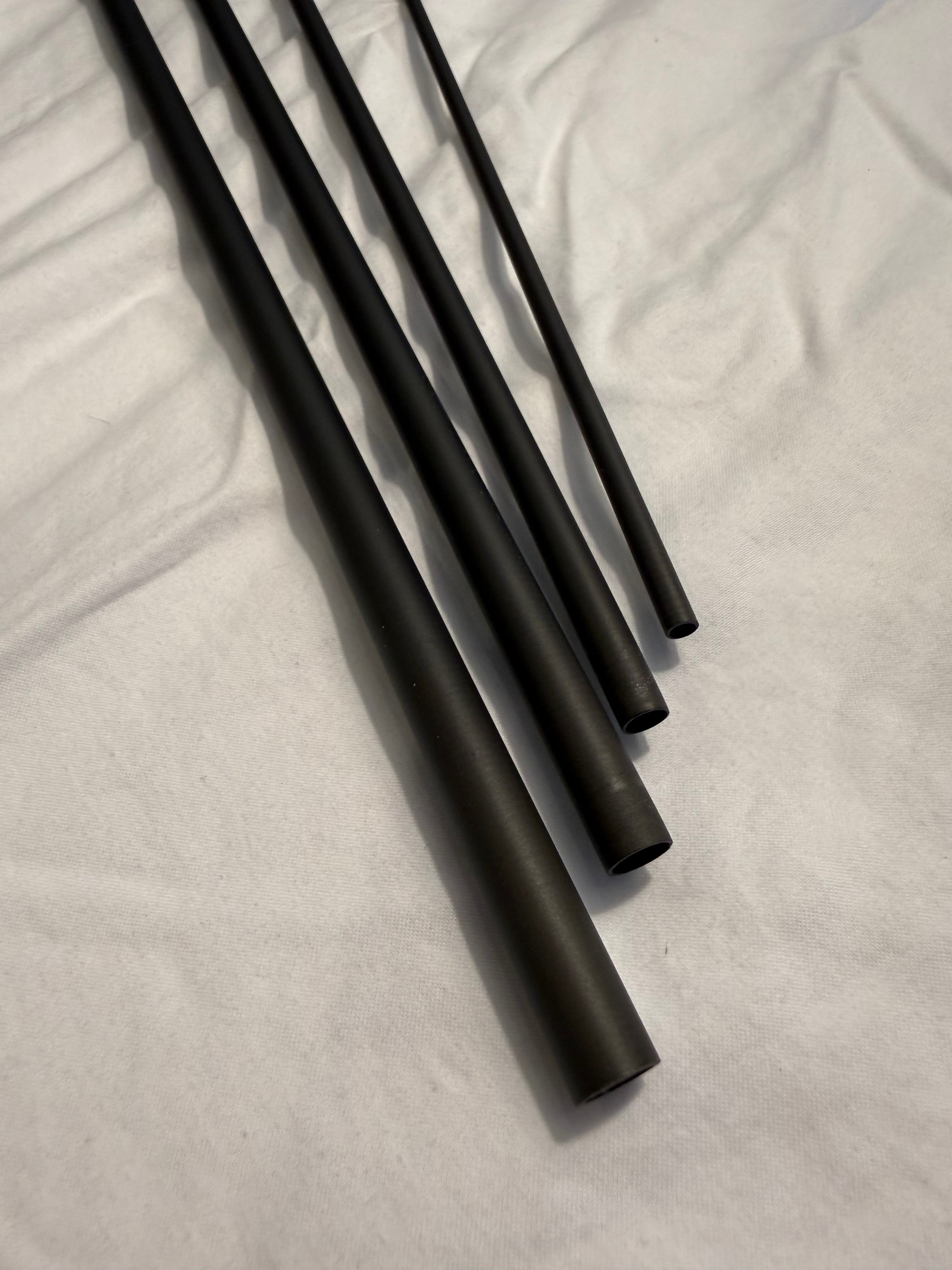 10' 4wt Carbon Fiber Moderate Fast Action XI Euro Series, 4 piece Fly Rod Blank
