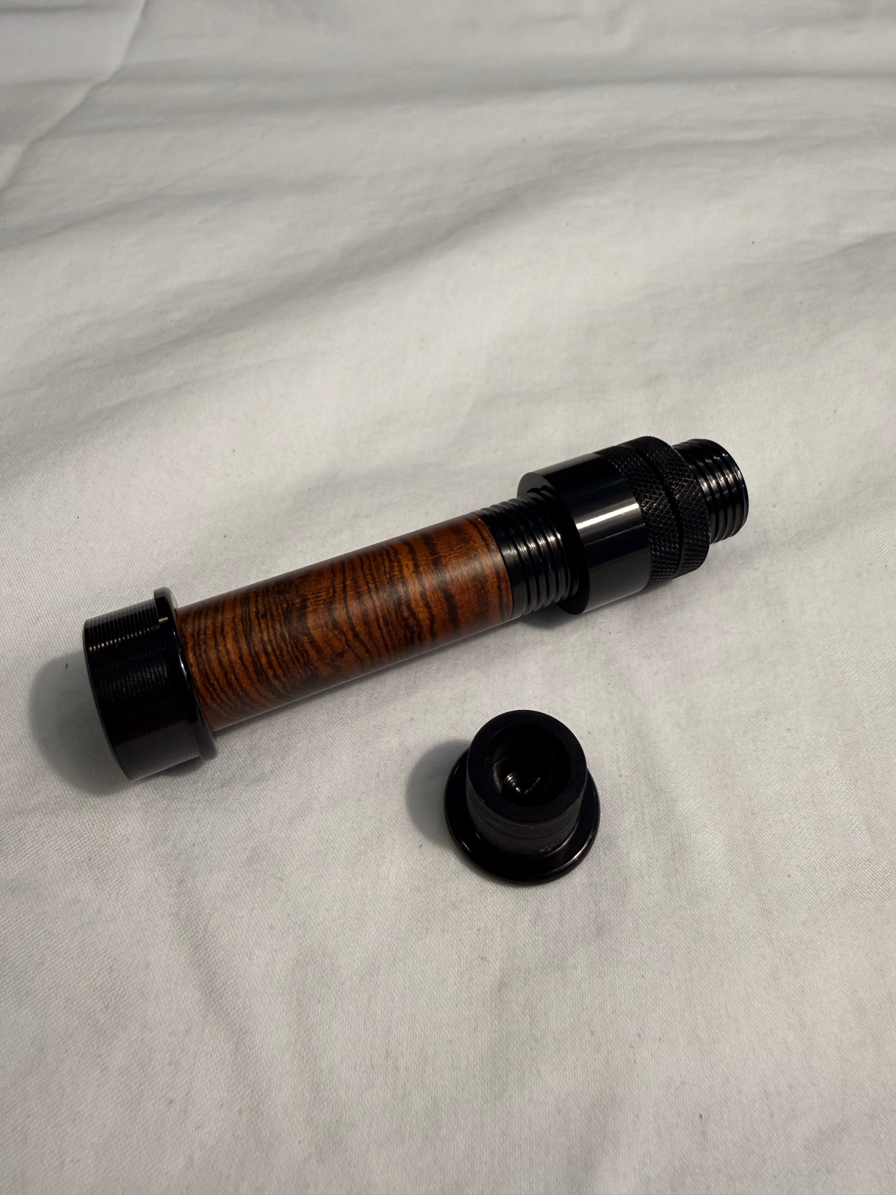 Aluminum Uplocking Fly Reel Seat with Cocobolo Insert