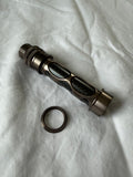 Braided Uplocking Aluminum Fly Reel Seat with Carbon Fiber Insert
