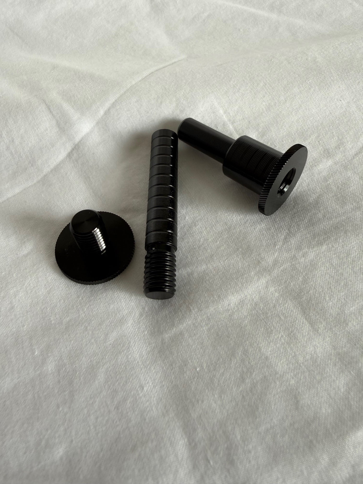 Removable Fighting Butt Hardware Kit — Anodized Aluminum