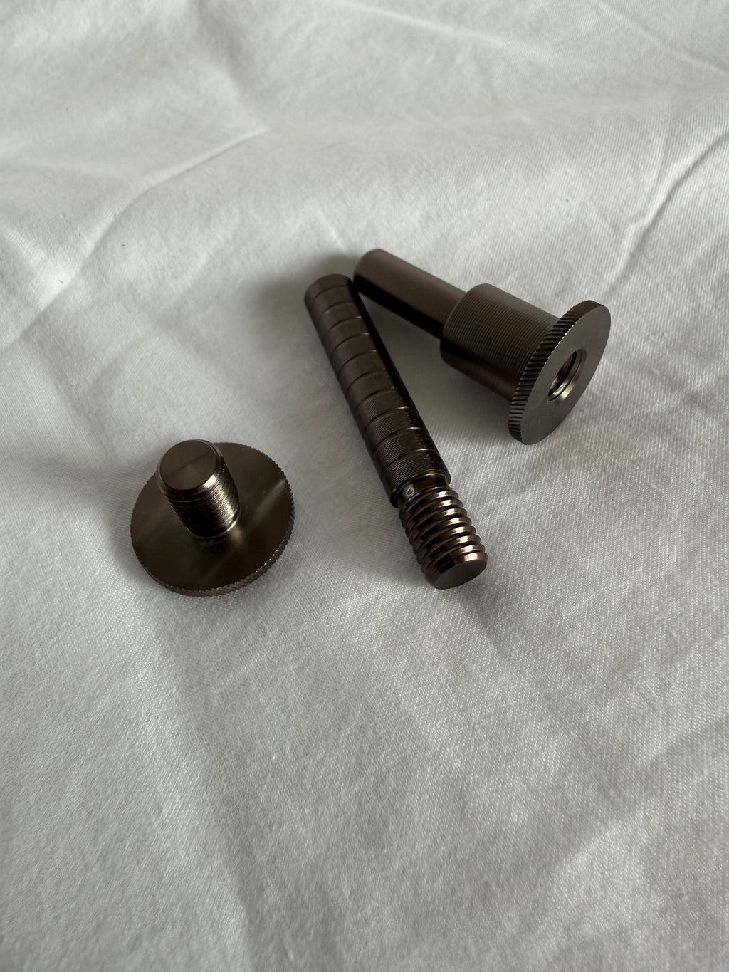 Removable Fighting Butt Hardware Kit — Anodized Aluminum