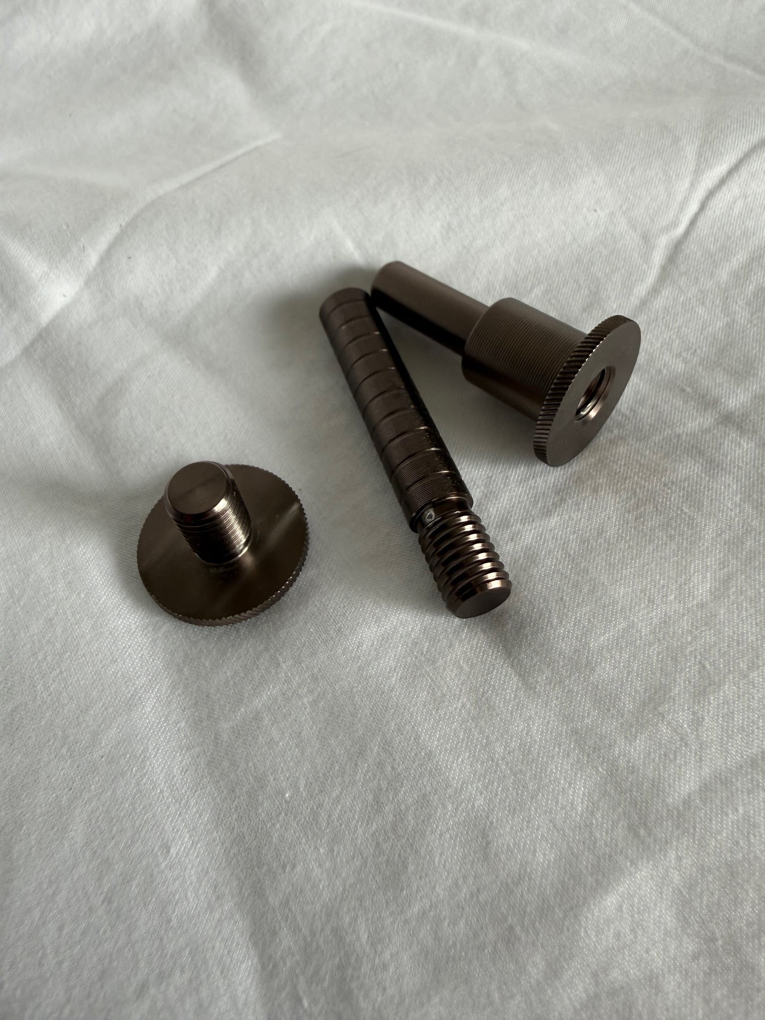 Removable Fighting Butt Hardware Kit — Anodized Aluminum