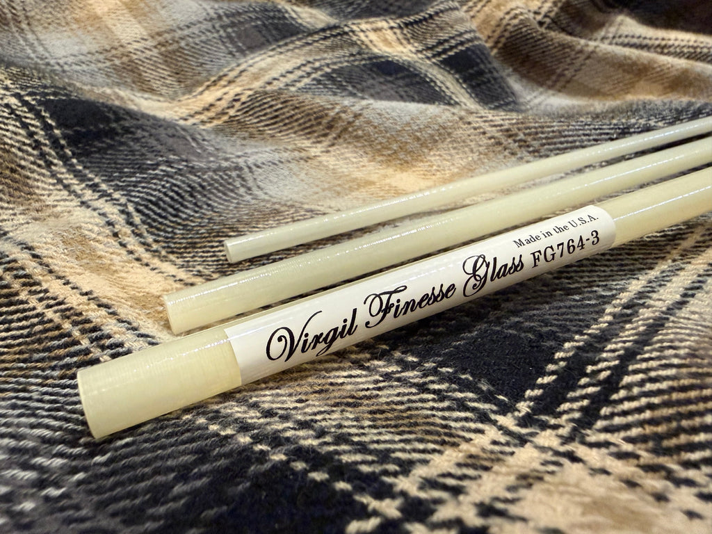 Virgil Finesse Glass Fly Rod Blank – Handcrafted Unidirectional Glass Performance Series
