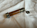 Nickel Silver Uplocking Fly Reel Seat with Burl Wood Insert