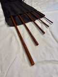 7’ 3wt 5 Piece S-glass Brown Travel Fly Rod Blank